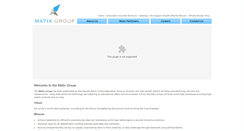 Desktop Screenshot of matixgroup.com